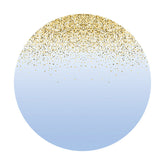 Lofaris Glitter Dots And Dark Blue Circle Birthday Backdrop